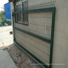 pvc coated curved wire mesh fence for boundary wall